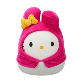 Мягкая игрушка Squishmallows Хелоу Китти в образе Моя Мелоди 20 см (SQSN00390)