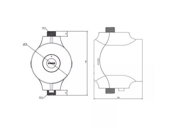Насос рециркуляційний Shimge HBS24-12 | Зображення 3