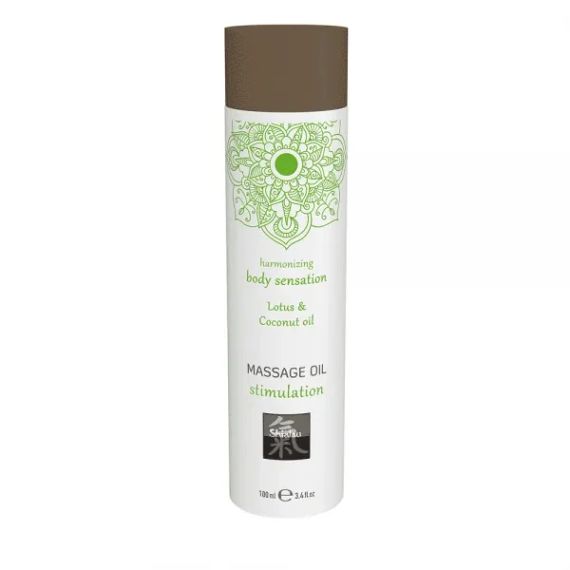 Стимулирующее массажное масло SHIATSU stimulation Лотос и Кокос, 100 мл Sex Aura
