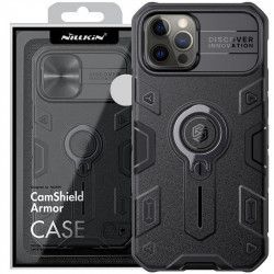 TPU+PC чехол Nillkin CamShield Armor no logo (шторка на камеру) для Apple iPhone 13 Pro (6.1") | Зображення 4