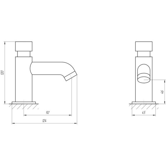 Змішувач-дозатор для умивальника TOPAZ TP-0301 | Зображення 4