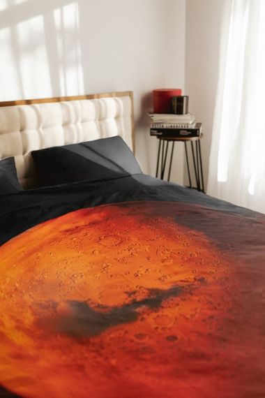 Дизайнерський комплект постільної білизни SoundSleep by AndreTAN Чоловіки з Марса сатин євро 200х220 см (51714705) | Зображення 1