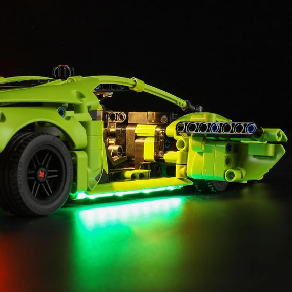 Комплект світлодіодного освітлення BRIKSMAX для Lamborghini Huracn Tecnica сумісний із набором для складання авто | Зображення 4