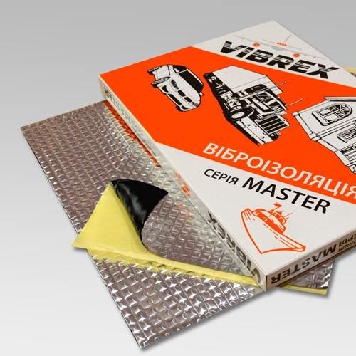 Віброзоляція стандарт класу Vibrex Master 1,6*500*700 (шумозоляція, шумка, обезшумка, шумовіброзоляція). | Зображення 1