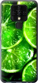 Чохол на Tecno Camon 16 SE CE7j Зелені часточки лимона "852u-2398-2448"