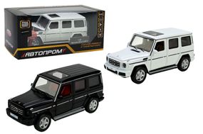 Машина металева 68436 "АВТОПРОМ", 3 кольори, 1:32 Mercedes-Benz G 350 d, світло, звук, відкриваються двері,в коробці 18*9*8 см