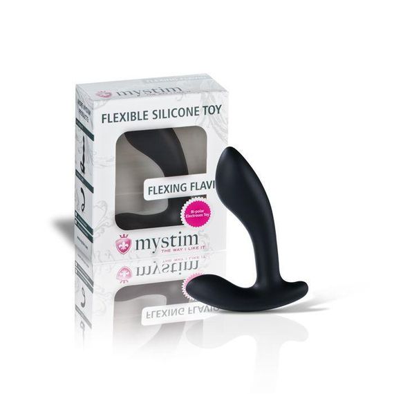 Масажер простати Mystim Flexing Flavio з моделюванням форми для електростимулятора, діаметр 3 см | Зображення 4
