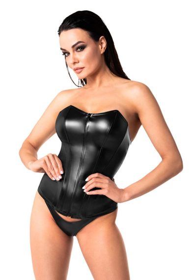 Корсет Noir Handmade F334 Powerwetlook corset - XL Sex Aura | Зображення 3