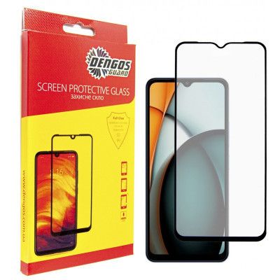 Стекло защитное Dengos Full Glue Xiaomi Redmi A3 (black) (TGFG-349)