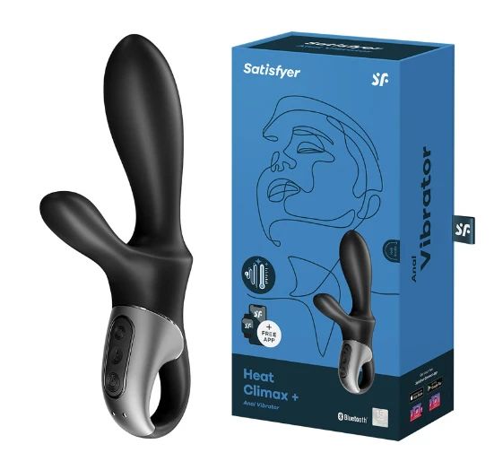 Універсальний смарт вібратор з підігрівом Satisfyer Heat Climax + – Для неперевершених відчуттів та максимального комфорту | Зображення 1
