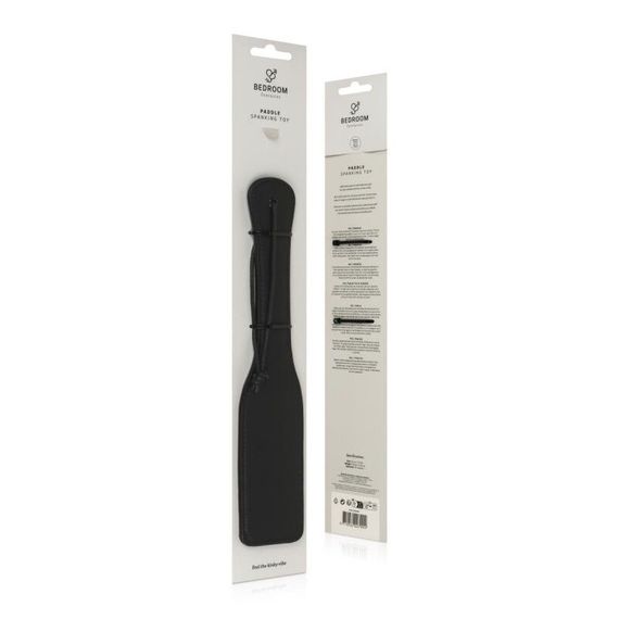 Паддл Bedroom Fantasies: Faux Leather Paddle, чорний | Зображення 7