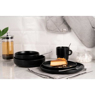 Тарілка Ardesto Trento Dessert 20,5 см Black (AR2920TB) | Зображення 2