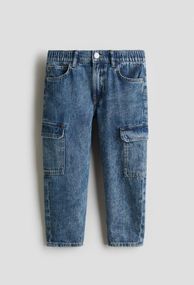 Дитячі джинси-карго для хлопчика H&M 98 см Сині (26010901B)