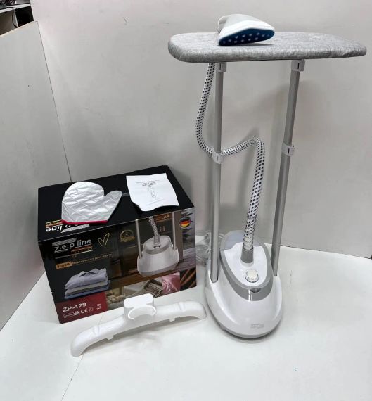 Білий Відпарювач вертикальний для одягу зі стійкою Zepline ZP-129 3000W | Зображення 1