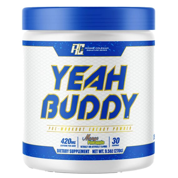 Передтренувальний комплекс Ronnie Coleman Yeah Buddy Pre-Workout Energy Powder 270 г, Mango Pineapple