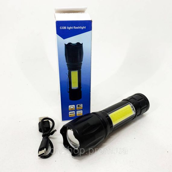 Багатофункціональний тактичний ліхтар W601-XPE(red)+COB(white), Пило-вологозахищений ліхтарик NO-87 | Зображення 2