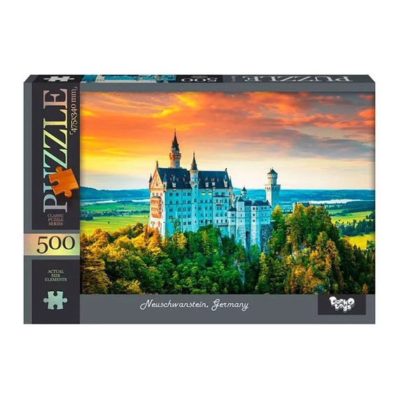 Пазл "Neuschwanstein, Germany" Danko Toys C500-14-02, 500 эл.