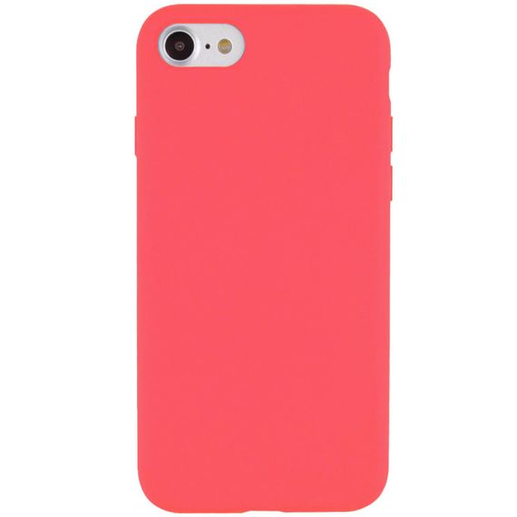 Чохол Silicone Case Full Protective (AA) NO LOGO для Apple iPhone 6/6s (4.7") Кавуновий / Watermelon red