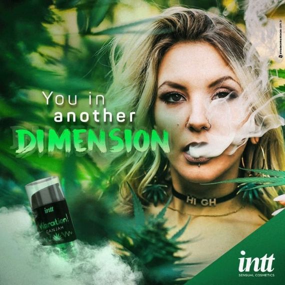 Рідкий вібратор Intt Vibration Ganjah 15 мл | Зображення 2