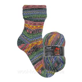 Шкарпеткова пряжа Opal Sockenwolle, серия Hundertwasser, 3202