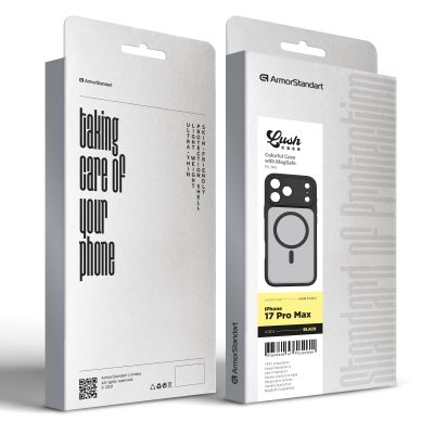Чехол для мобильного телефона Armorstandart Lush MagCase Apple iPhone 17 Pro Max Black (ARM87497) | Зображення 2