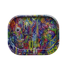 Поднос для самокруток металлический "Abstraction"