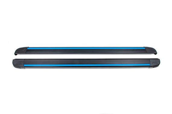 Бокові пороги Maya Blue (2 шт., алюміній) для Nissan Pathfinder R51 2005-2014рр | Зображення 1
