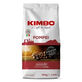Кофе в зернах Kimbo Pompei 1кг Италия Кимбо Помпеи крепкий насыщенный кофе