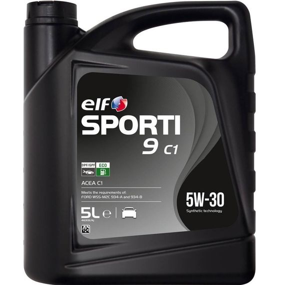 Моторна олива Elf Sporti 9 C1 5W-30 5л.