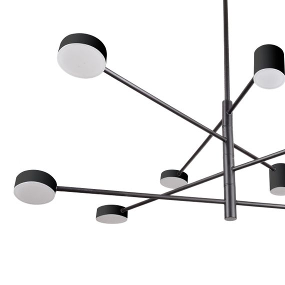 Светильник потолочный подвесной BR-01 631S/8 LED 56W WW + NW + CW BK | Зображення 5