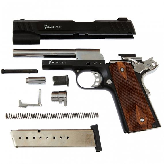 KUZEY 911T#1 Black/Brown Wooden Grips + магазин | Зображення 4