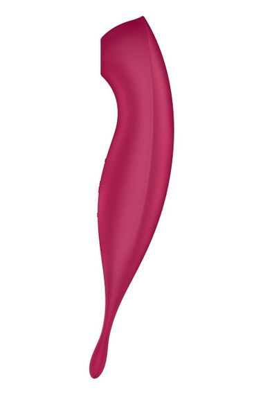 Смарт-вібратор для клітора з вакуумною стимуляцією Satisfyer Twirling Pro+ dark red sexstyle | Зображення 3