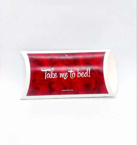 Декоративне пір'я Obsessive "Take me to bed!" bed feathers - Red | Зображення 4