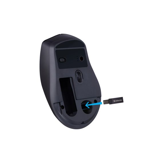 Мишка Defender Effect X MS-095 Wireless Black (52095) | Зображення 6