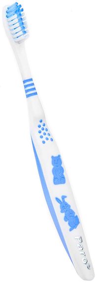 Дитяча зубна щітка paro® children toothbrush JUNIOR, блакитна