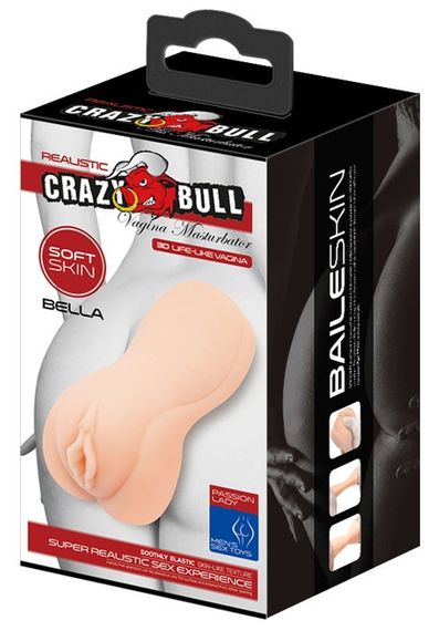 Мастурбатор-вагина Crazy Bull - Bella Realistic Masturbator, BM-009187 Sex Aura | Зображення 8