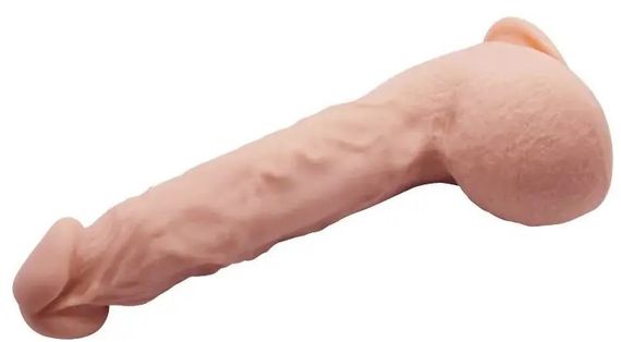 Фаллоимитатор на присоске Baile Beautiful JASON 9,4'' Flesh sexstyle | Зображення 5