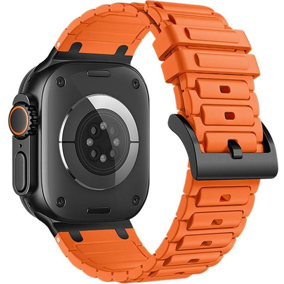 Ремінець Hoco WA35 Emir series thickened silicone strap для Apple watch 38/40/41mm Orange | Зображення 1
