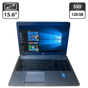 Ноутбук HP ProBook 450 G1 / 15.6" (1366x768) TN / Intel Core i3-4000M (2 (4) ядра по 2.4 GHz) / 8 GB DDR3 / 128 GB SSD / Intel HD Graphic 4600 / WebCam / DVD-ROM б/в