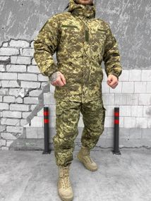Костюм зимний мужской пиксель теплый