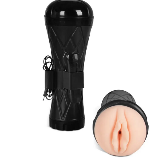 Вагина - мастурбатор с вибрацией Boss Series: Vibrating Vagina cyber skin - Latarka, BS6000025 sexstyle | Зображення 8