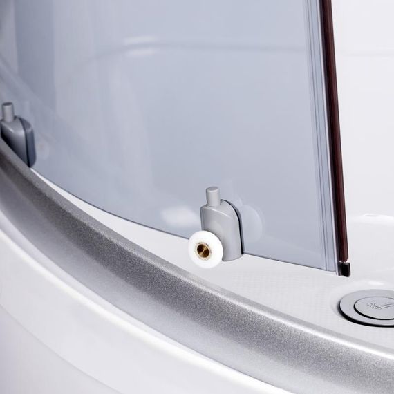 Душевой бокс Lidz Tani SB90x90.SAT.HIGH.GR, стекло тонированное 4 мм | Зображення 7