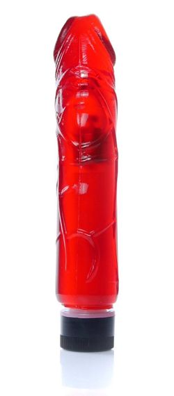Вібратор Boss Series - Juicy Jelly Multispeed Red, (довжина 22 см, діаметр 4 см) BS6700075 Sex Aura | Зображення 4