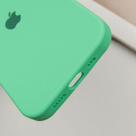 Чохол Silicone Case Full Protective (AA) для Apple iPhone 16 (6.1") Зелений / Spearmint | Зображення 6