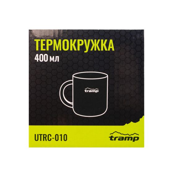 Термокружка Tramp 400мл олива, туристична термочашка трамп для походу, дорожня армійська чашка ЗСУ риболовля | Зображення 5