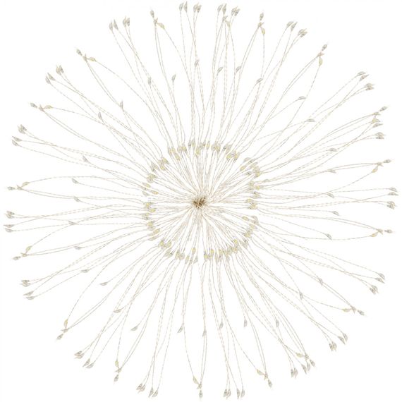 Гірлянда феєрверк на батарейках Springos 3D 100 LED CL0181 Warm White | Зображення 6