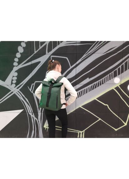 Рюкзак Sambag унісекс RollTop LZT зелений 24208007 | Зображення 6