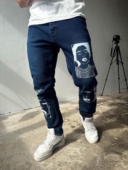 Джинси темно-сині дтф | 73-1/244 | Зображення 1