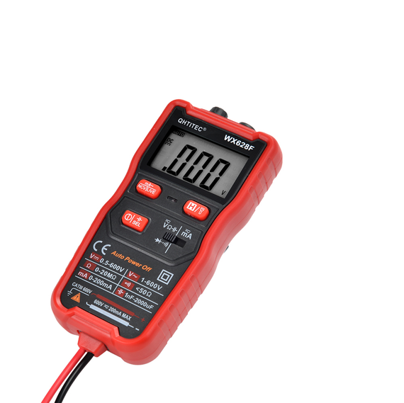 Мультиметр QHTITEC  WX628F ЖК-дисплей с автоматическим диапазоном напряжения переменного / постоянного тока (sv2465) | Зображення 5