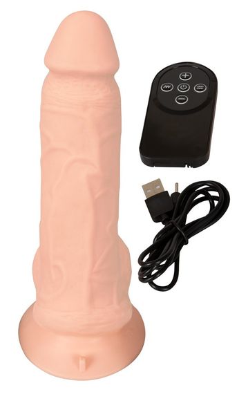 Вібратор - Nature Skin Bendable RC Vibrator with Balls Sex Aura | Зображення 5